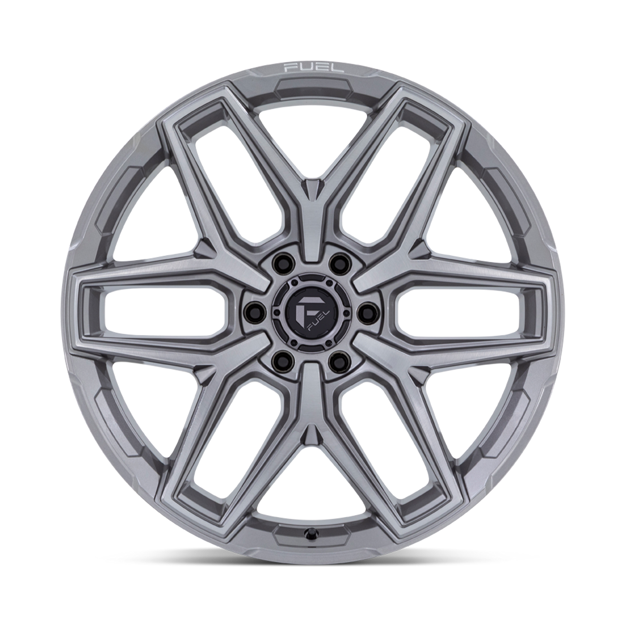 Set 4 20" Fuel Flux  20x9 8x180 01mm Platinum Wheels For Chevy GMC Truck Rims