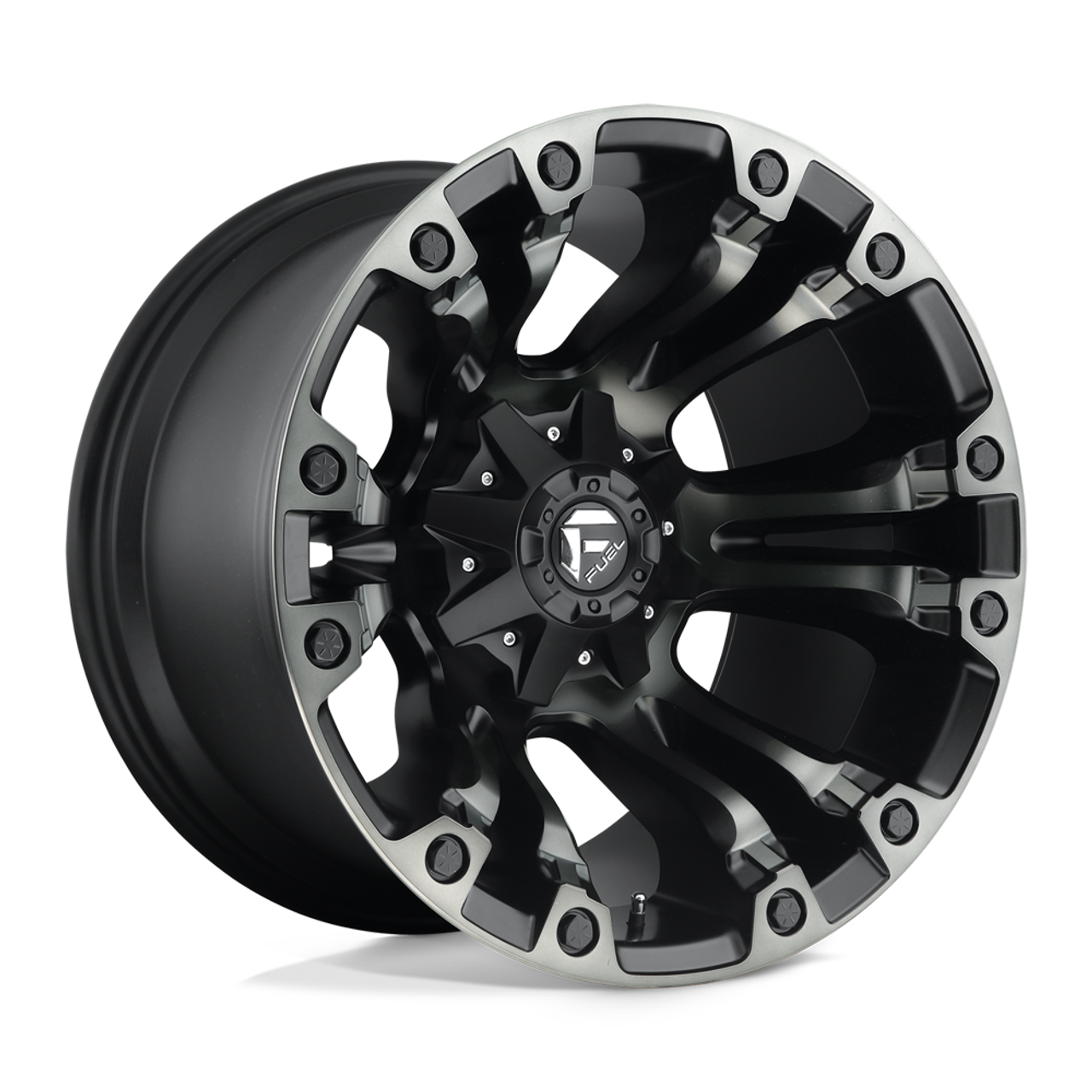 Fuel 1PC D851 Vapor 20x9 6x135 6x5.5 Matte Black Gray Tint Wheel 20" 2mm Rim