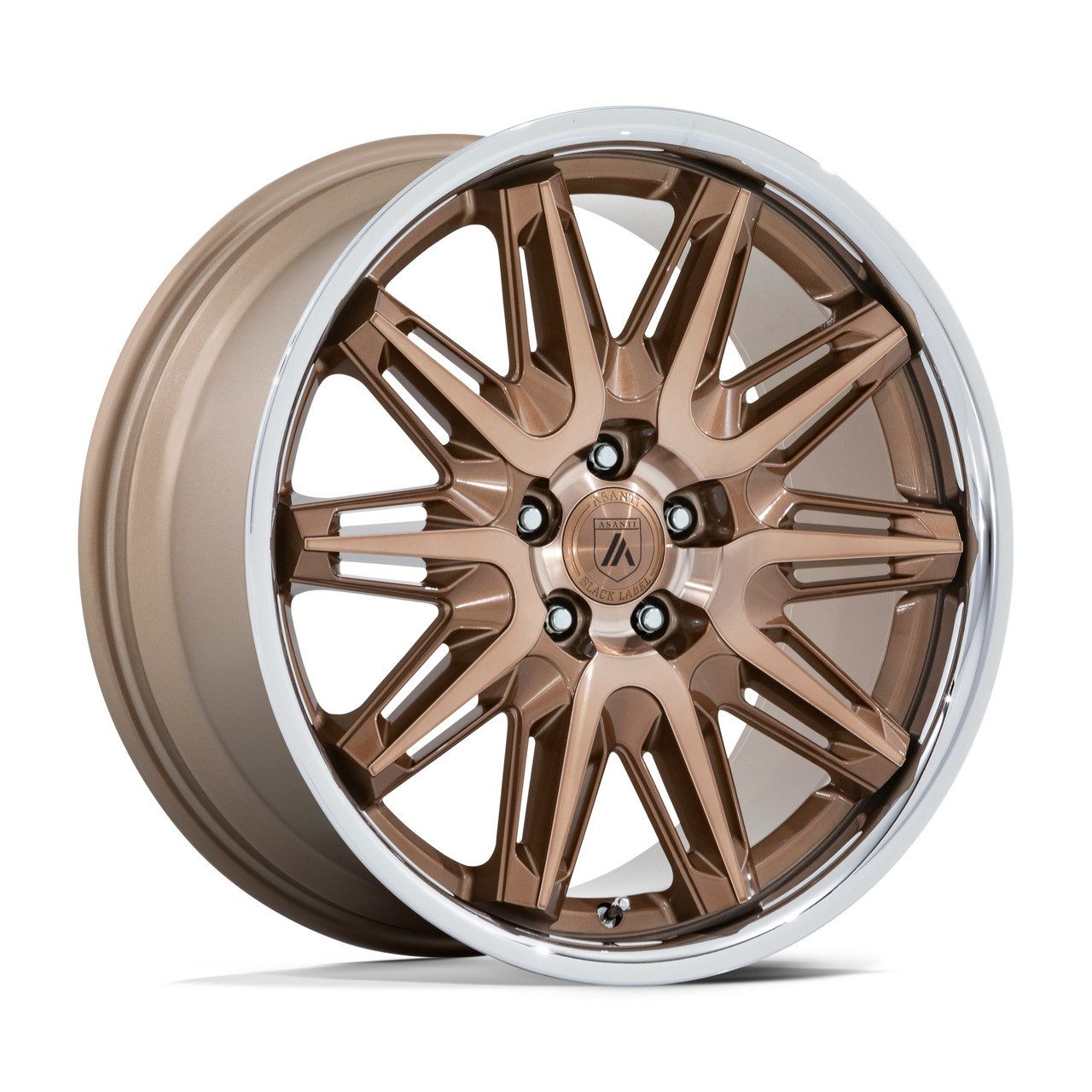 20" Asanti Black ABL-47 Imperator Bronze Machined Bronze Tint 20x9 5x4.5 35mm