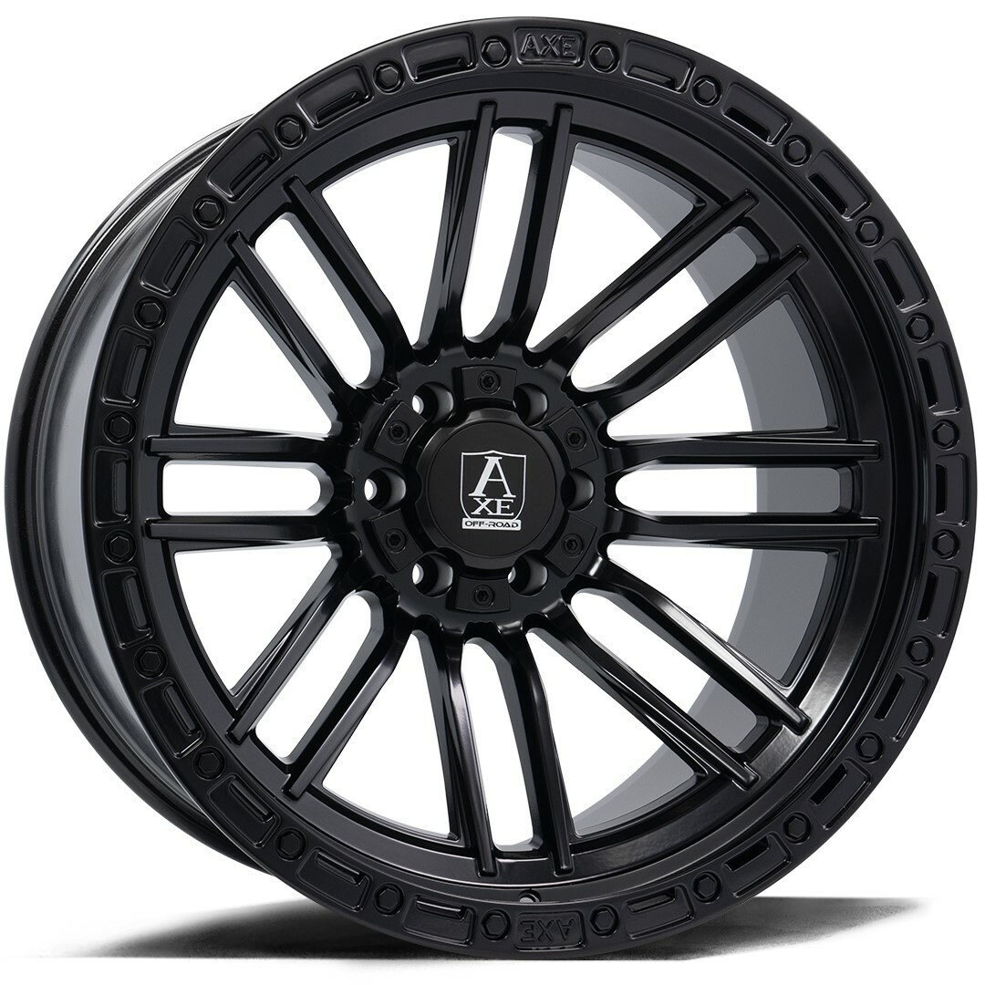 20" Axe Wheels Icarus Satin Black 20x10 Wheel 5x5 5x5.5 -19mm For Jeep Dodge Ram
