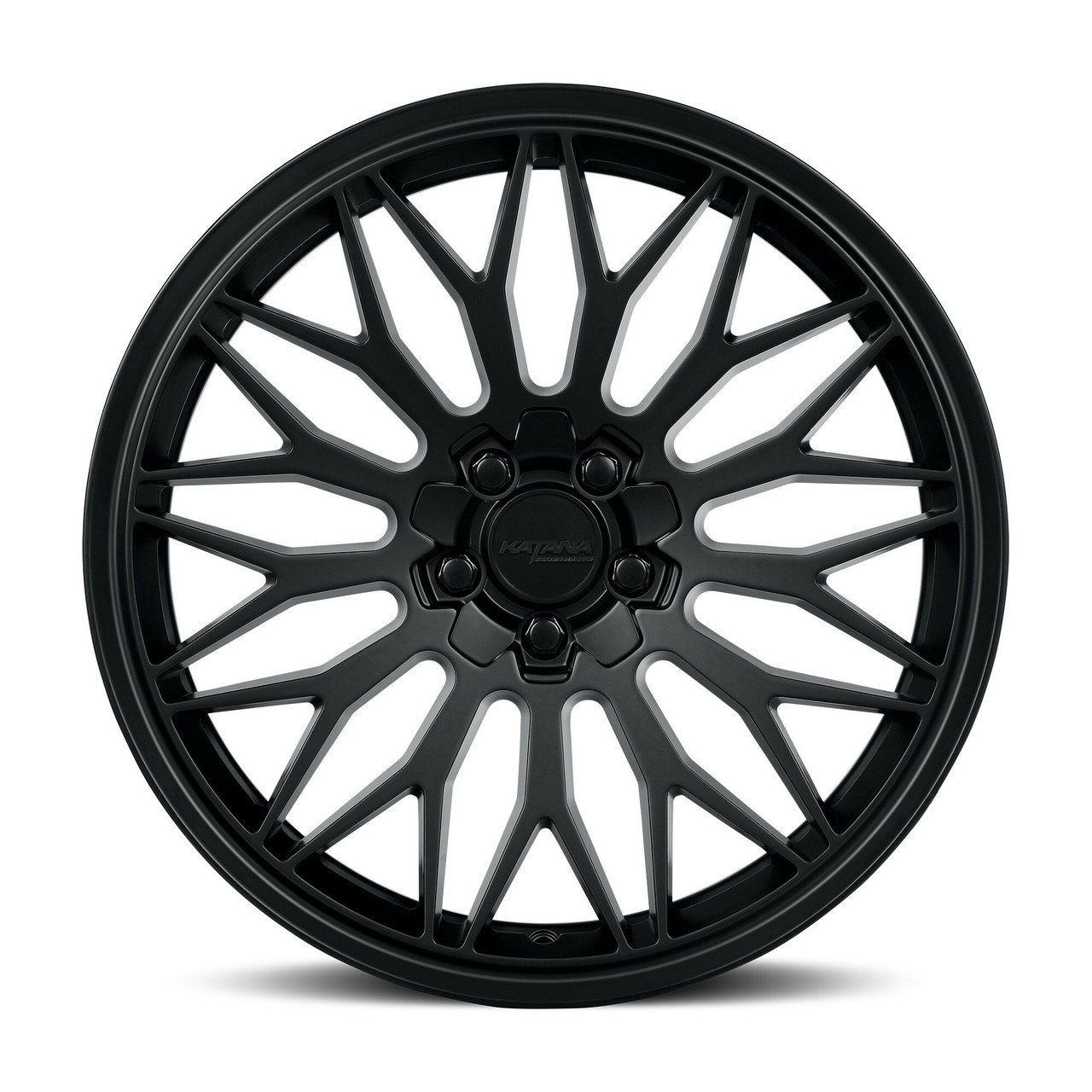 17" Katana Wheels KR05 17x7.5 5x100 5x4.5 40mm Wheel Matte Black Racing Rim