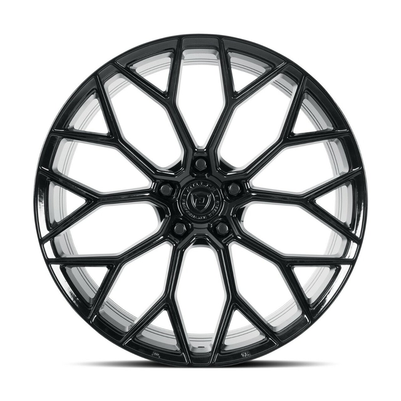 20" Dolce Performance Pista 20x8.5 5x120 28mm Wheel Gloss Black Rim