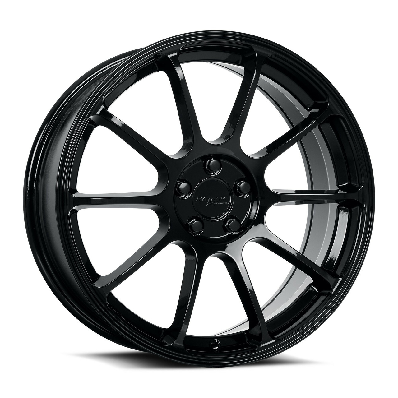 17" Katana Wheels KR07 Glossy Black 17x7.5 Wheel 5x4.5 40mm Rim