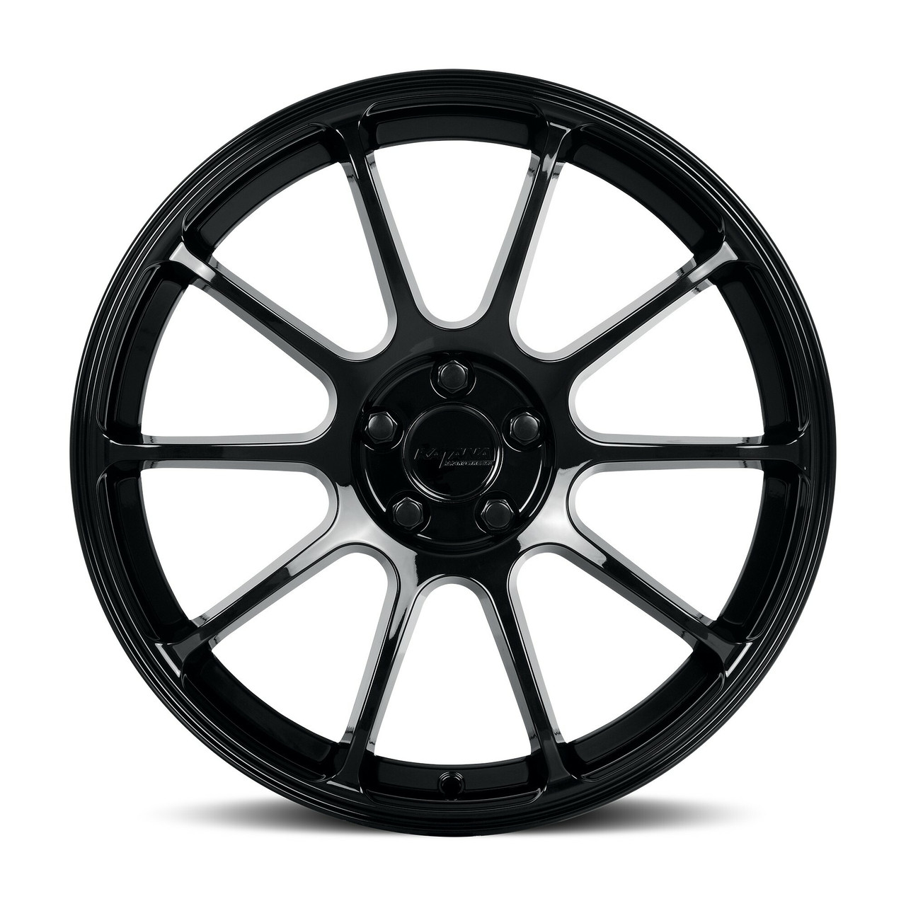 17" Katana Wheels KR07 Glossy Black 17x7.5 Wheel 5x4.5 40mm Rim