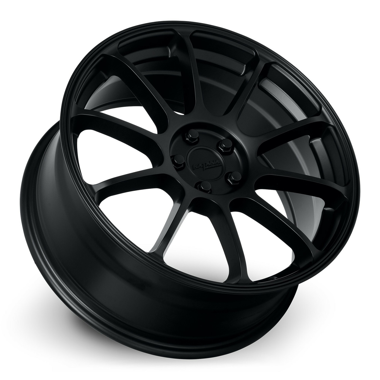 17" Katana Wheels KR07 17x7.5 5x4.5 40mm Wheel Matte Black Racing Rim