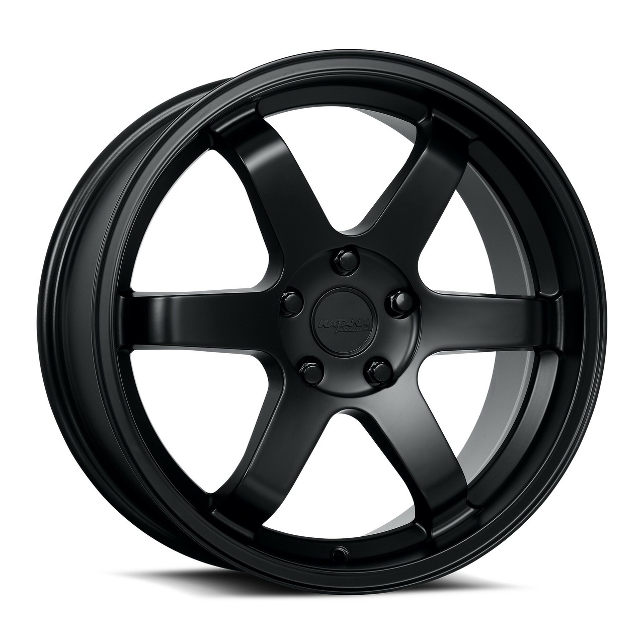 17" Katana Wheels KR08 Matte Black 17x7.5 Wheel 5x4.5 40mm Rim