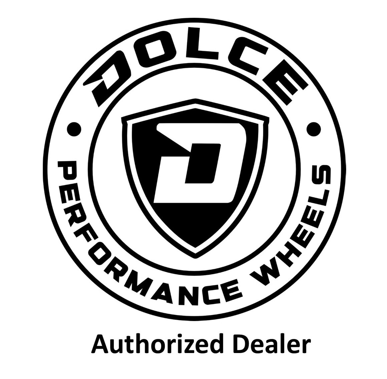 20" Dolce Performance Ghost Gloss Black 20x8.5 Wheel 5x4.5 38mm Rim