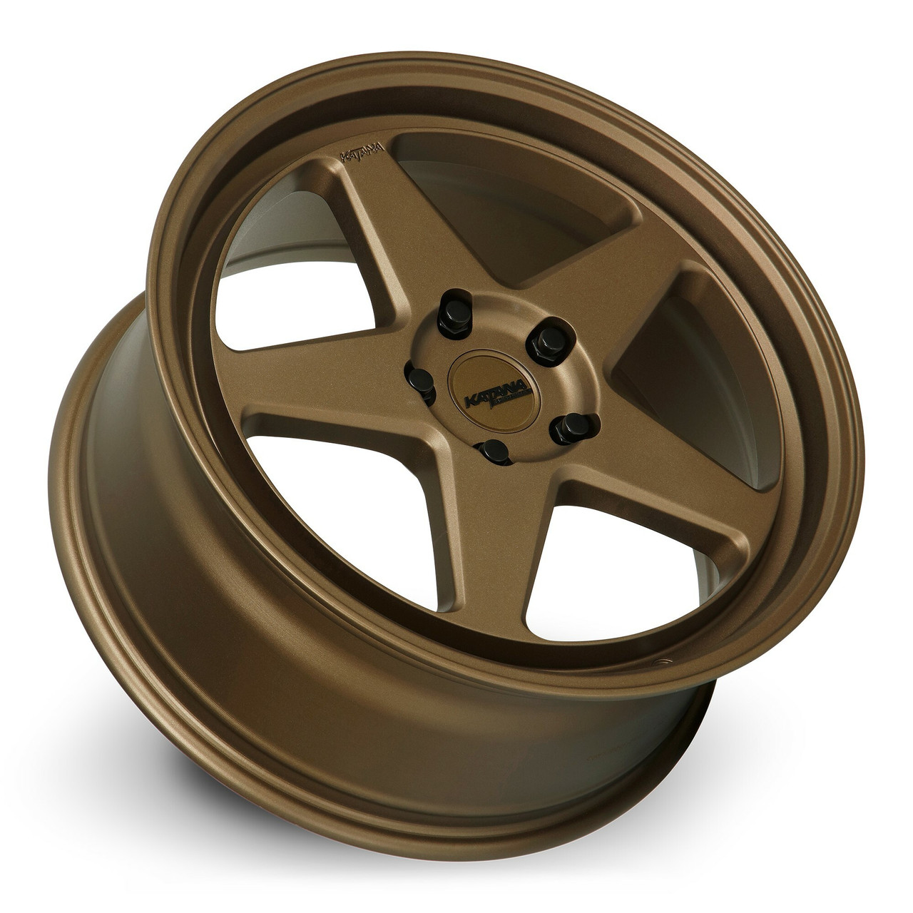 18" Katana Wheels KR03 18x8 5x4.5 40mm Wheel Matte Bronze Racing Rim