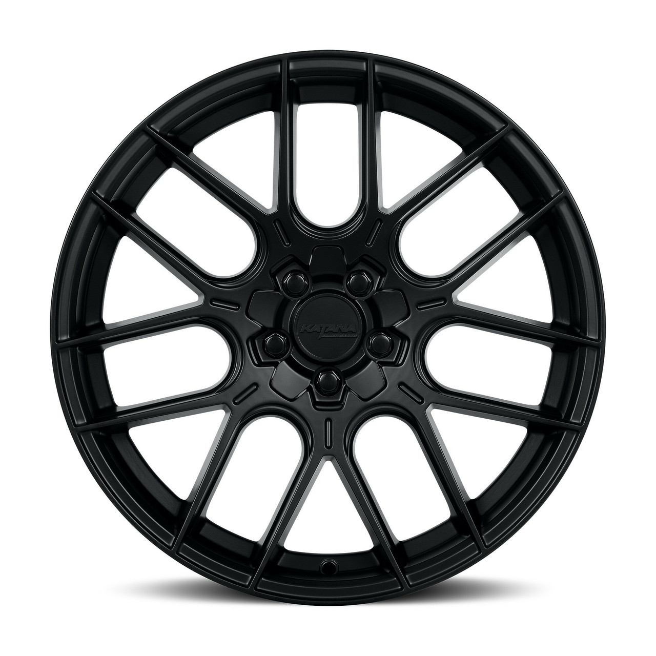 18" Katana Wheels KR04 18x8 5x100 5x4.5 40mm Wheel Matte Black Racing Rim