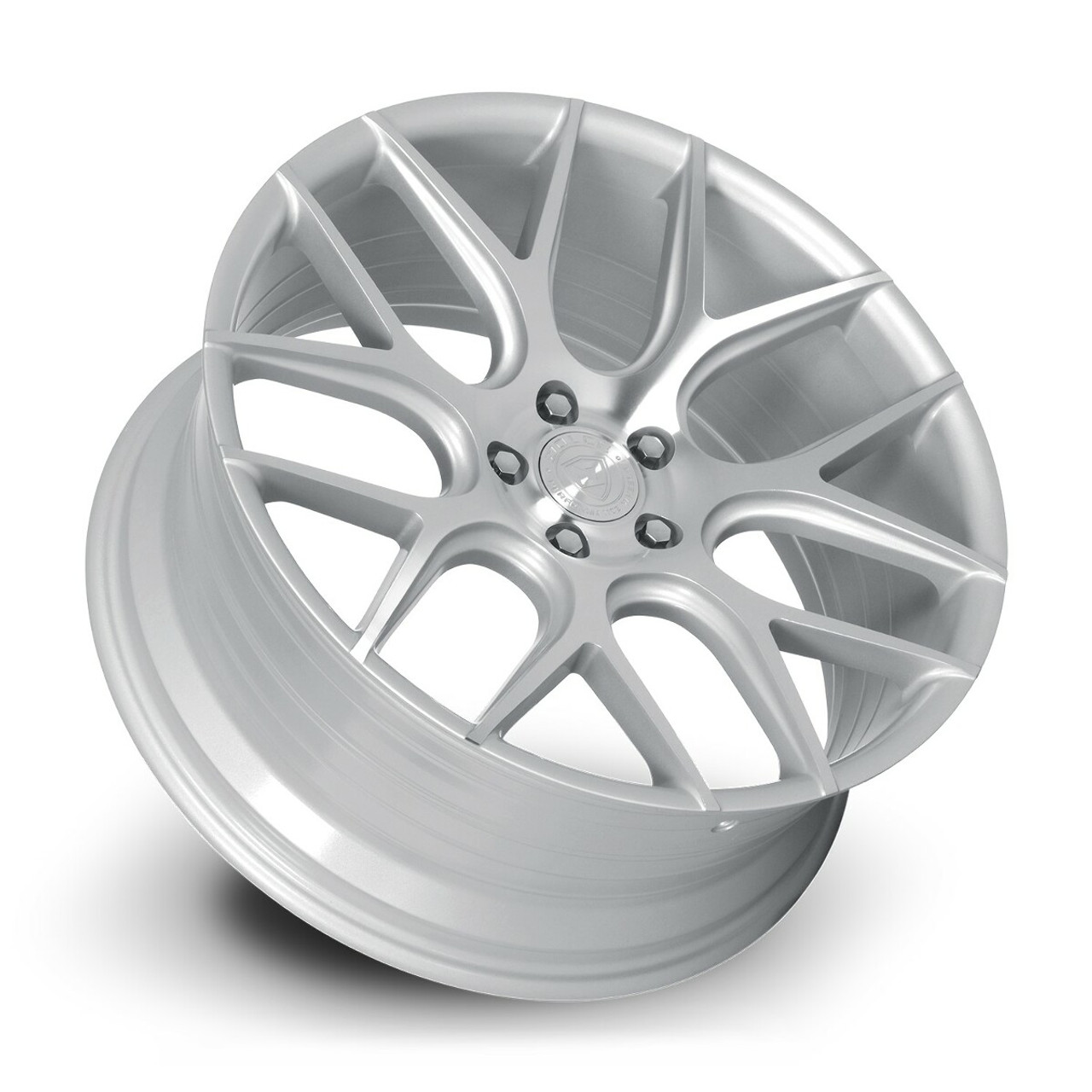 20" Dolce Performance Monza Gloss Silver Machined Face 20x8.5 Wheel 5x4.5 38mm
