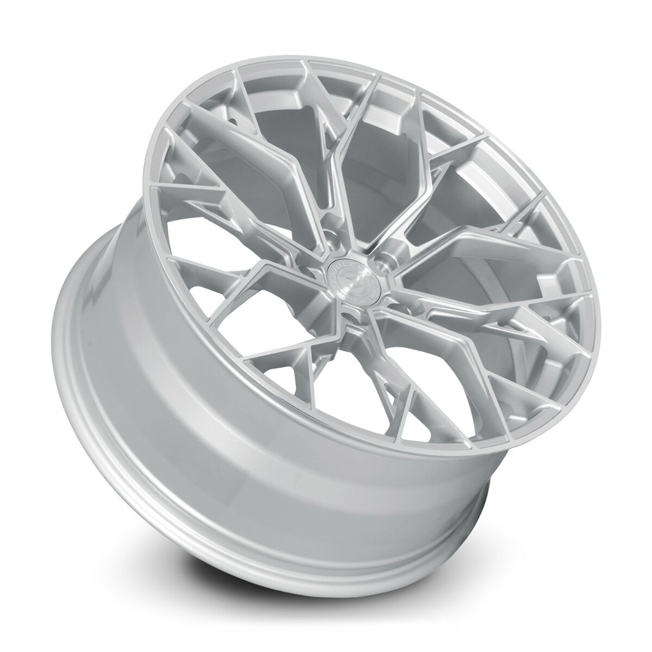 19" Dolce Performance Aria 19x8.5 5x112 28mm Gloss Silver Machined Face Wheel