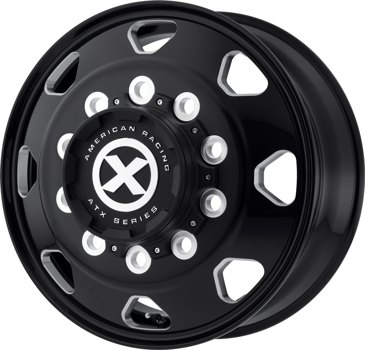 ATX AO401 Octane 24.5x8.25 10x11.25 Satin Black Milled - Front Wheel 24.5" 144mm