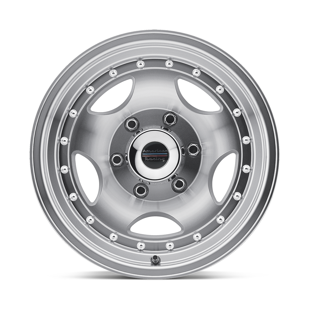 American Racing AR23 14x7 5x4.5 Machined Wheel 14" -6mm Rim