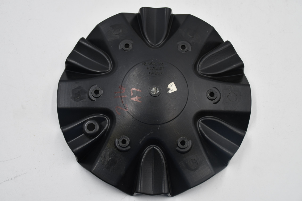 Helo Gloss Black Wheel Center Cap Hub Cap HE866L174 7" Bolt on 6 Lug