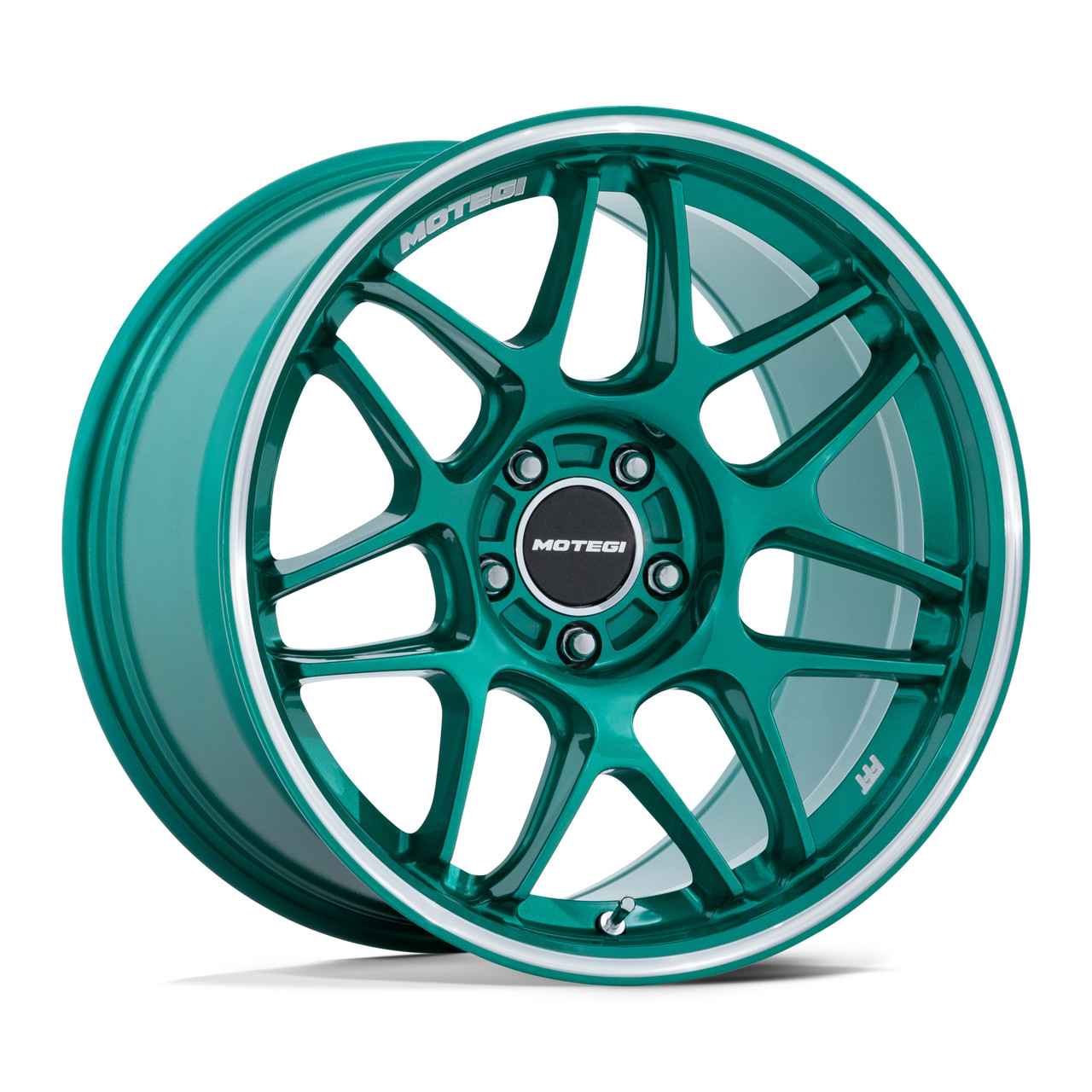 18" Motegi MR158 Tsubaki Hokkaido Green Machined Lip 18x9.5 Wheel 5x120 25mm Rim