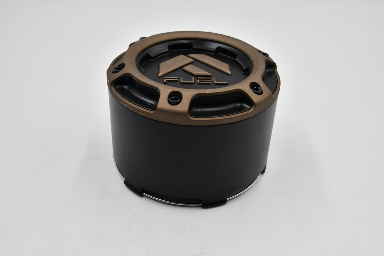 Fuel Matte Black/Bronze Wheel Center Cap Hub Cap 1005-49TZD 5.5" Snap in