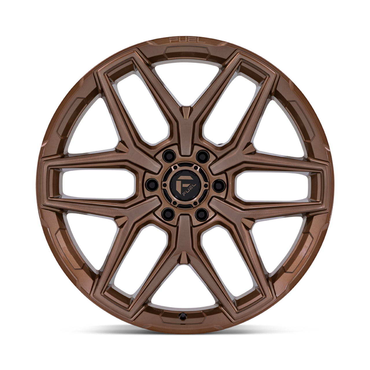 22" Fuel 1PC Flux Platinum Bronze 22x10 Wheel 8x6.5 -18mm For Chevy GMC Ram Ford