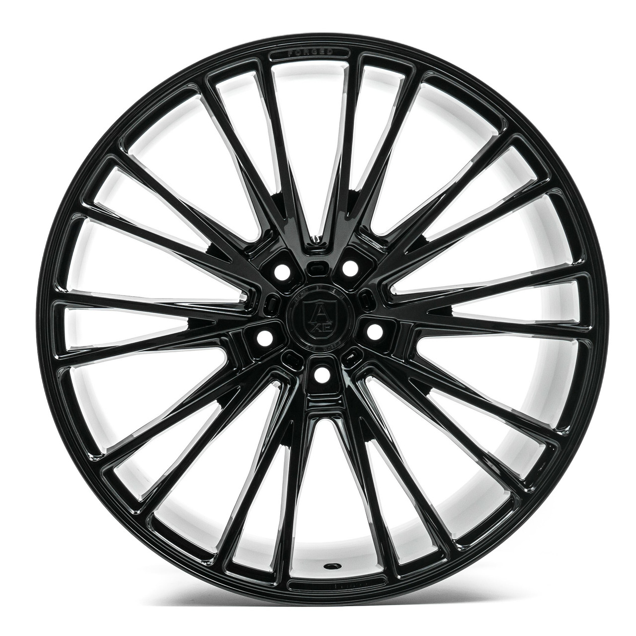 19" Axe Wheels CF2 Gloss Black 19x9.5 Wheel 5x112 40mm Rim