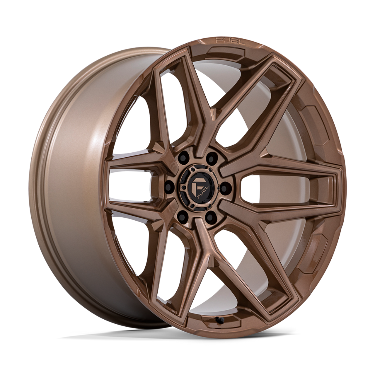 20" Fuel 1PC Flux Platinum Bronze 20x9 Wheel 8x180 01mm For Chevy GMC Truck Rim