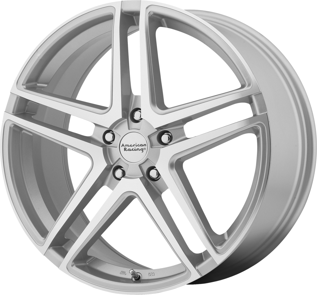 American Racing AR907 16x7 5x112 Bright Silver Machined Face Wheel 16" 40mm Rim