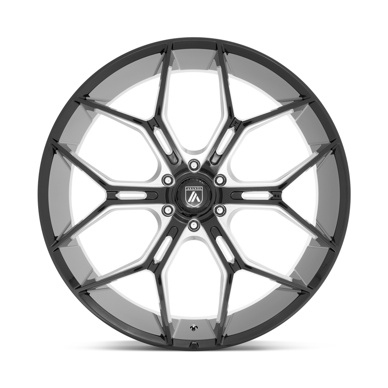Asanti Black ABL-38 Monarch Truck 22x9.5 6x120 Gloss Black Milled Wheel 22" 38mm