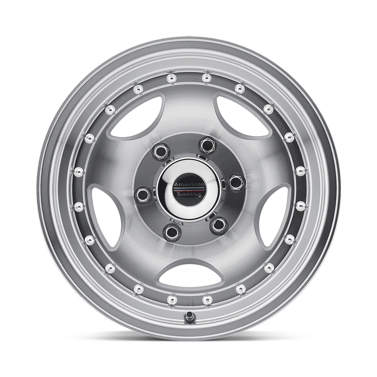 15" American Racing AR23 15x10 5x4.5 Machined Wheel -44mm Rim