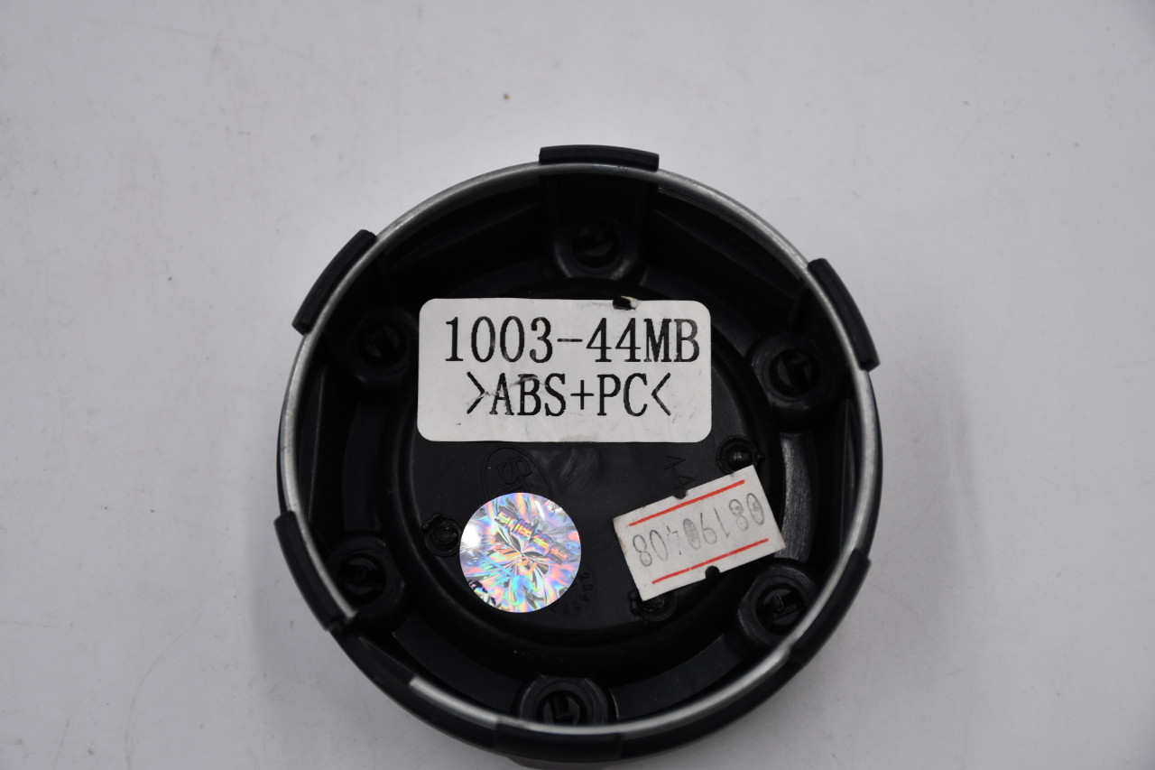 Fuel Black W/ Chrome Logo Wheel Center Cap Hub Cap 1003-44MB 3"