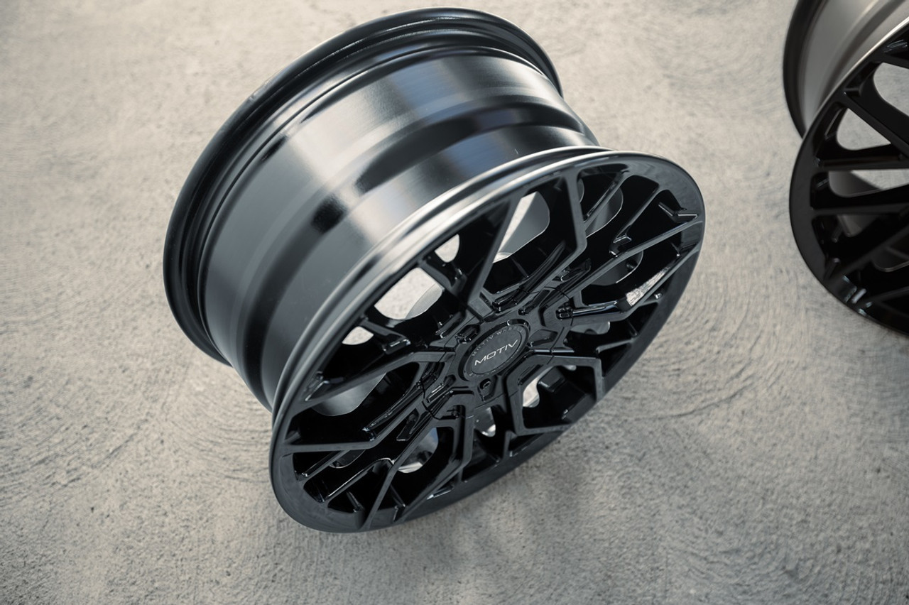 20" Motiv 441B Zenith Gloss Black 20x8.5 Wheel 5x112 5x4.5 Rim 40mm 5 Lug