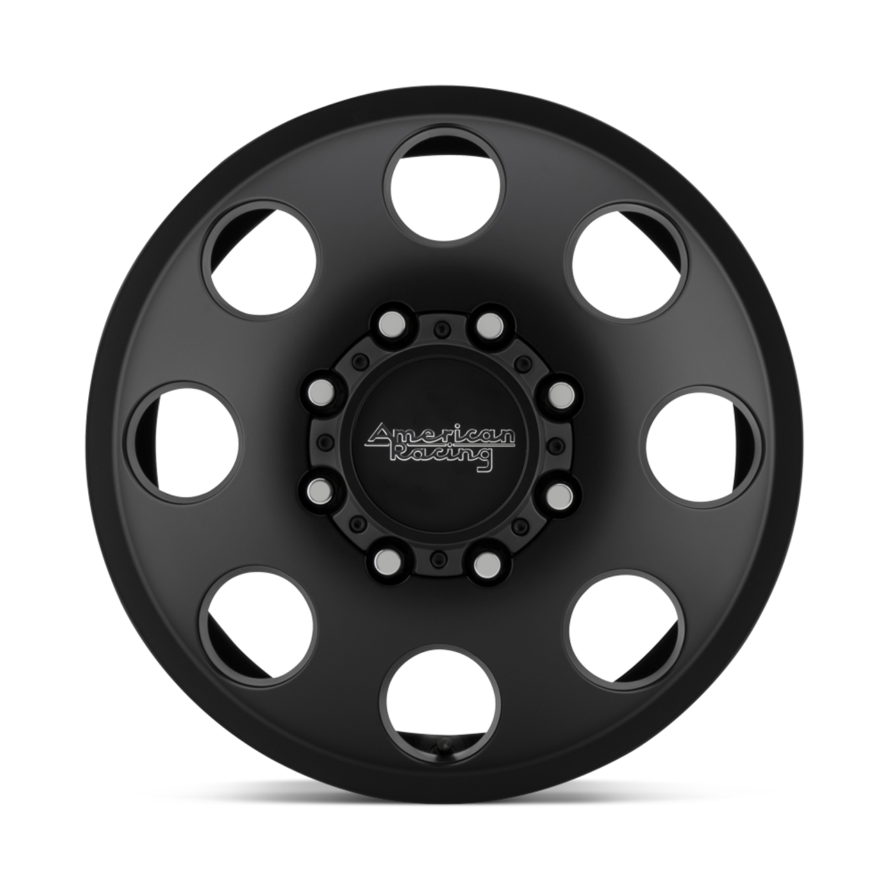 17" American Racing AR204 Baja Dually 17x6.5 8x200 Satin Black Front Wheel 111mm
