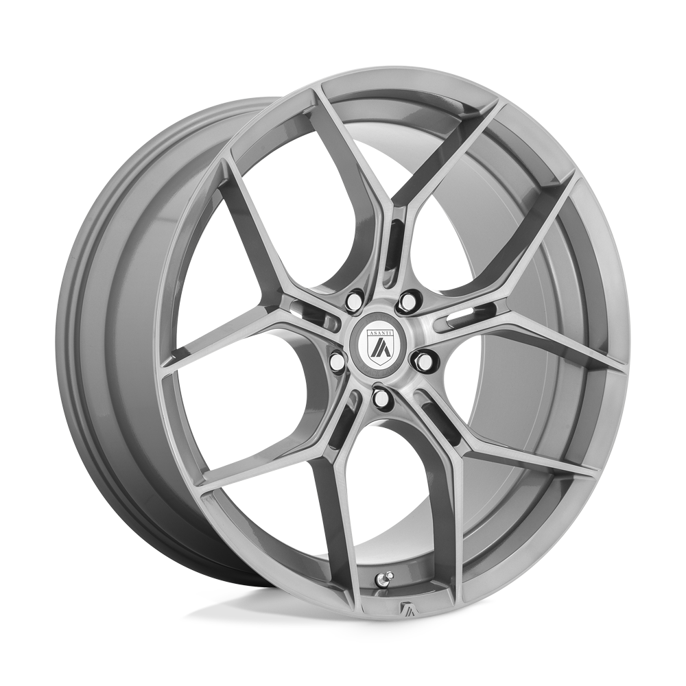 Asanti Black ABL-37 Monarch 22x9 5x112 Titanium Brushed Wheel 22" 38mm Rim