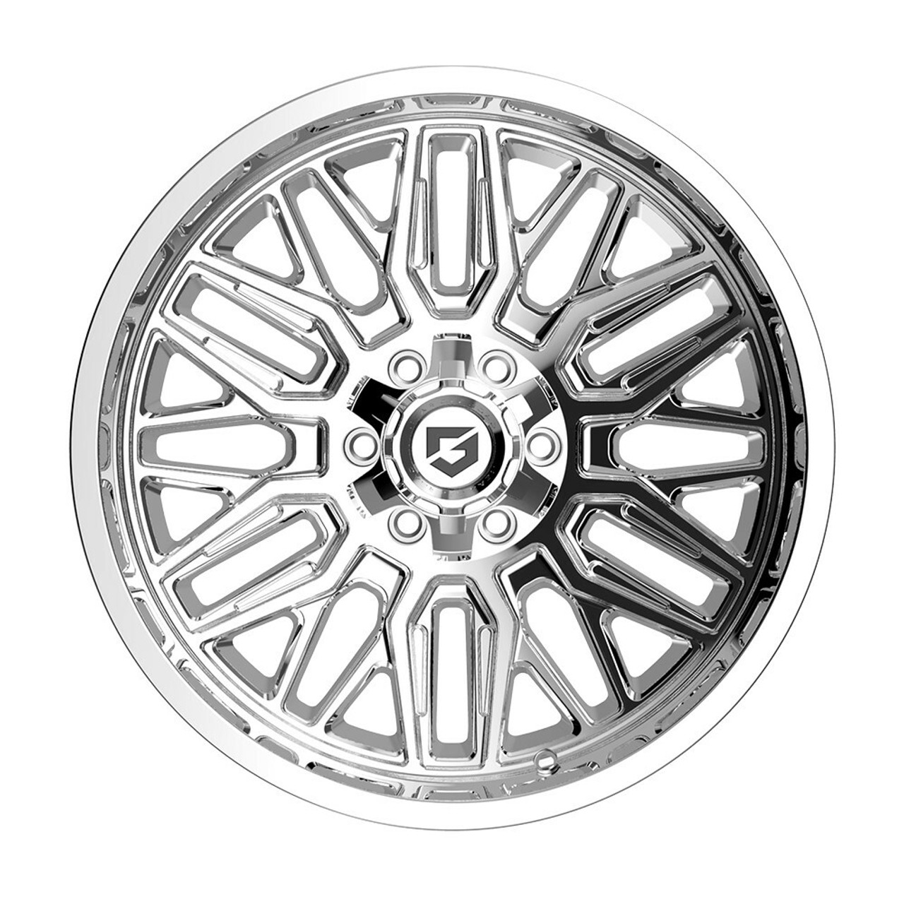 20" Gear Off Road 775C Surge Chrome 20x10 Wheel 6x135 6x5.5 Rim -19mm Lifted