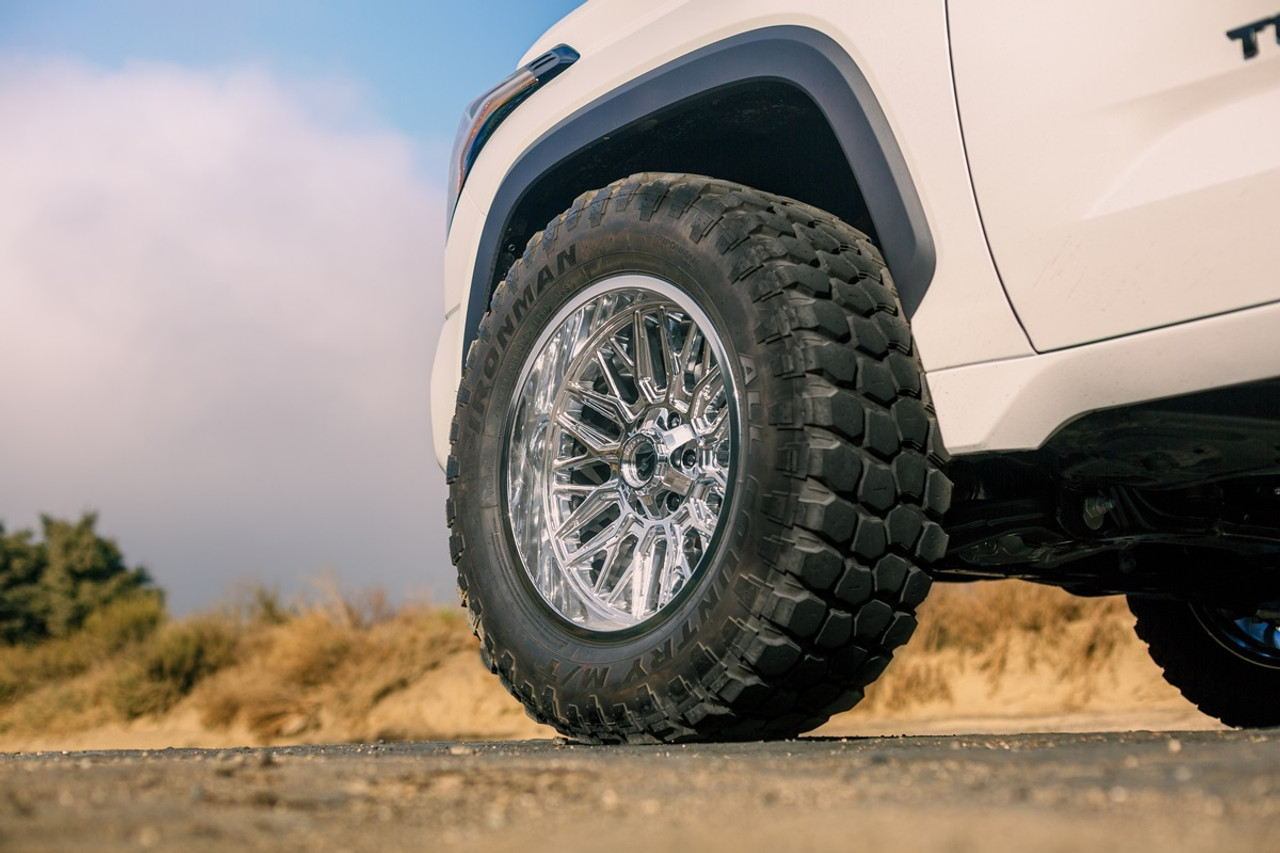 Set 4 22" Gear Off Road 775C Surge Chrome 22x10 Wheel 8x6.5 Rim -19mm Lifted