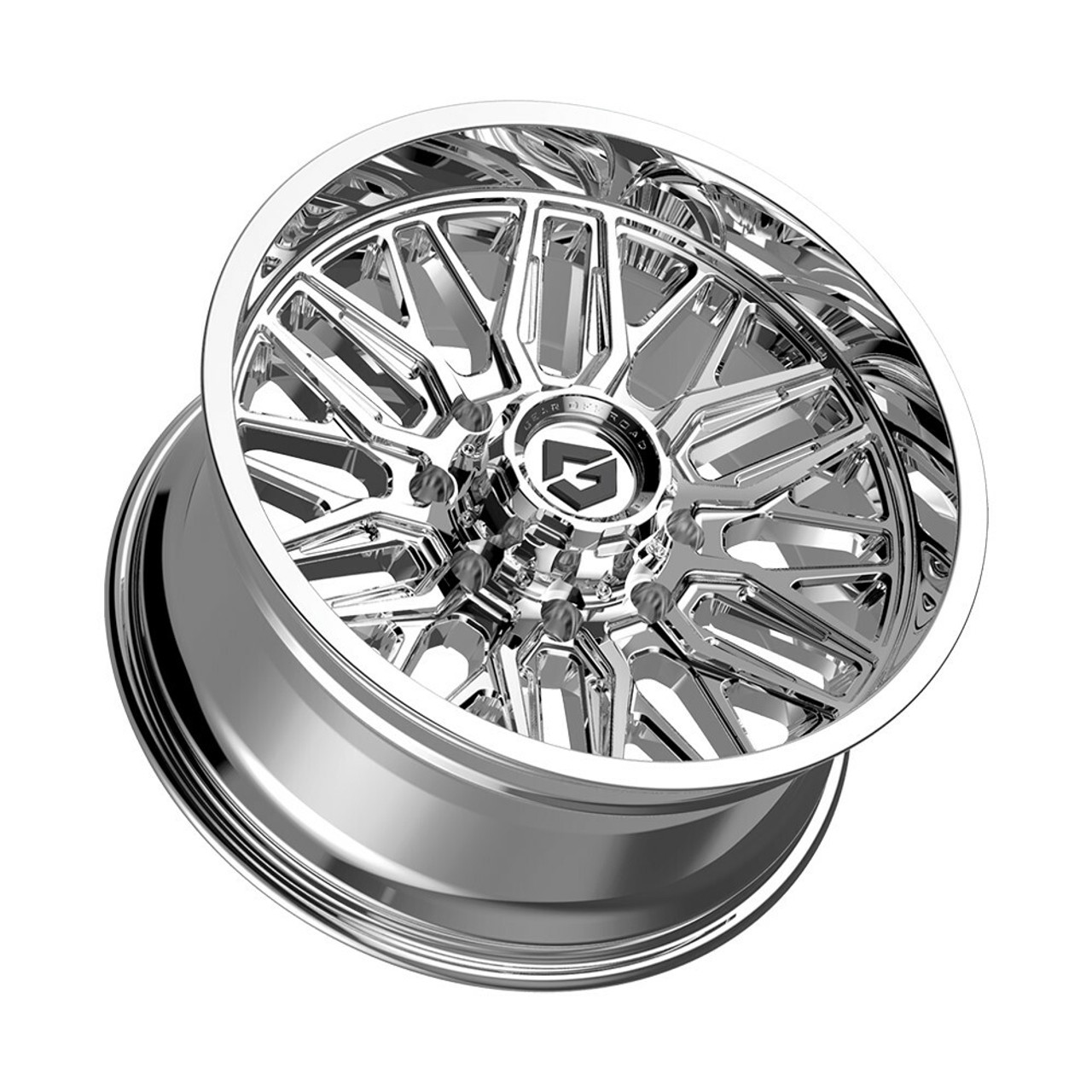 20" Gear Off Road 775C Surge 20x10 8x170 -19mm Wheel Chrome Lifted For Ford Rim