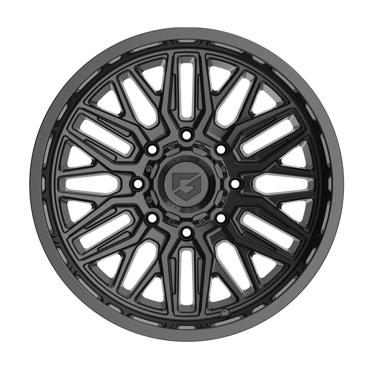 20" Gear Off Road 775B Surge 20x9 8x180 0mm Gloss Black Wheel For Chevy GMC Rim