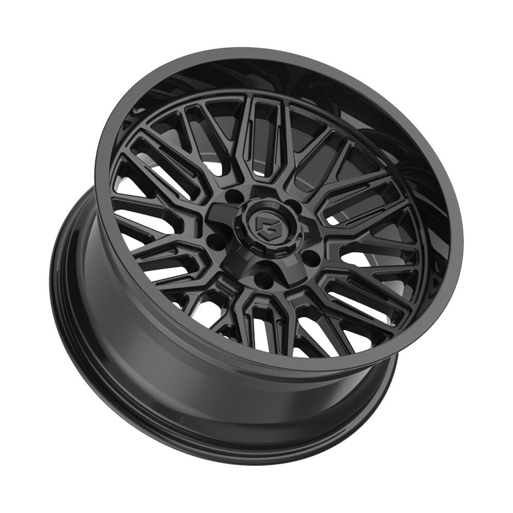 Set 4 20" Gear Off Road 775B Surge 20x10 5x5 5x5.5 -19mm Gloss Black Lifted Rims