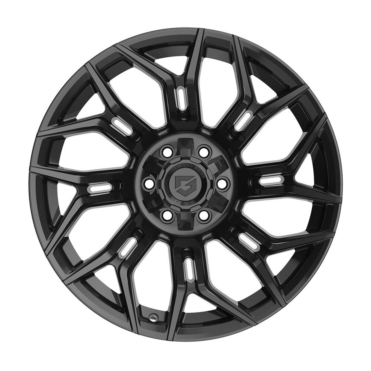 20" Gear Off Road 776B Flair Gloss Black 20x9 Wheel 6x135 6x5.5 Rim 18mm