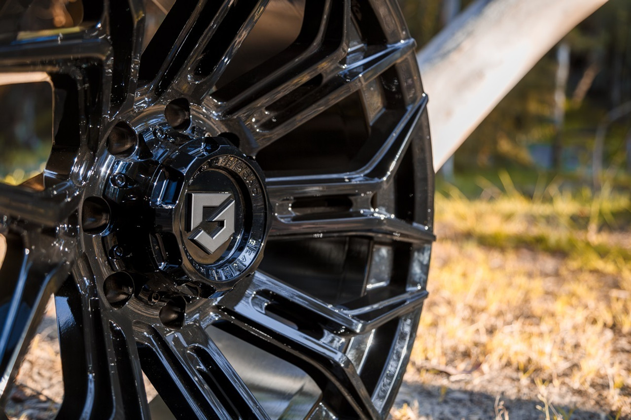 20" Gear Off Road 776B Flair Gloss Black 20x9 Wheel 6x135 6x5.5 Rim 18mm