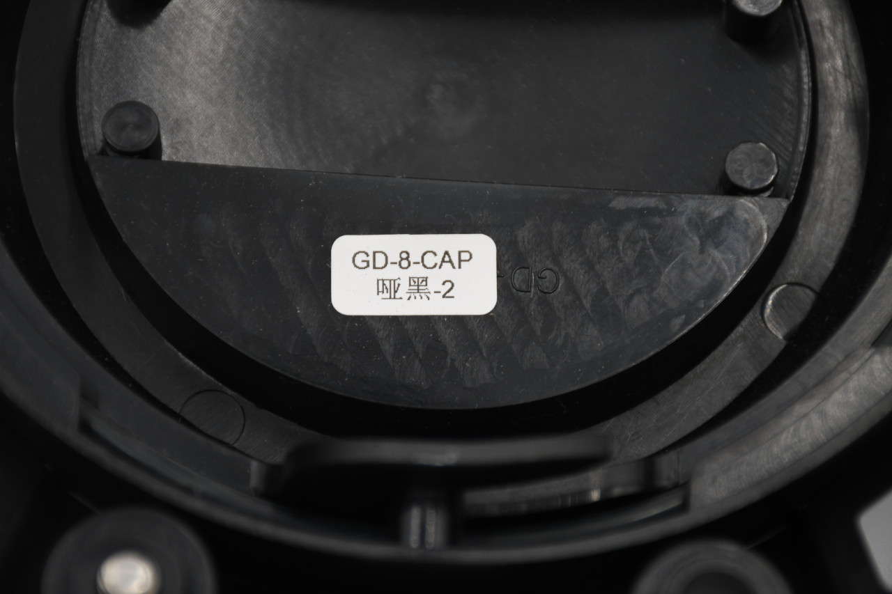 Genuine Grid Offroad GD-8-CAPMB matte black OEM replacement wheel center cap with an 8.5-inch bolt-on design for select Grid Offroad GD Series 8-lug wheels.
