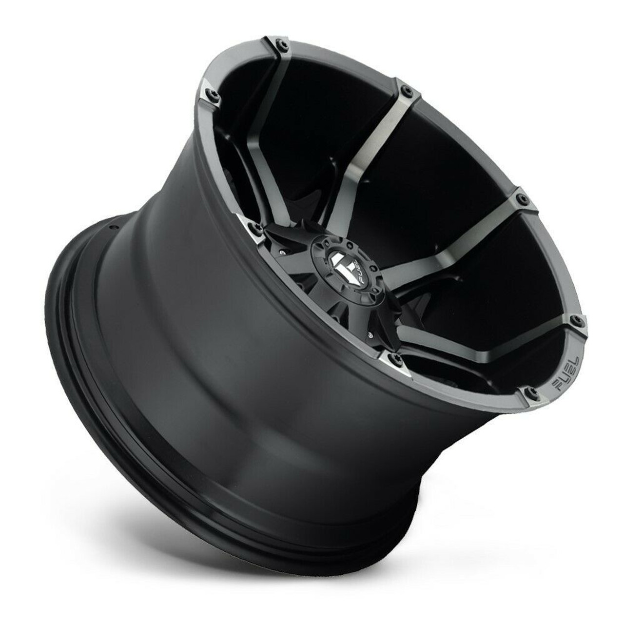 20" Fuel D556 Coupler 20x10 6x135 6x5.5 -18mm Wheel Matte Black Double Dark Rim
