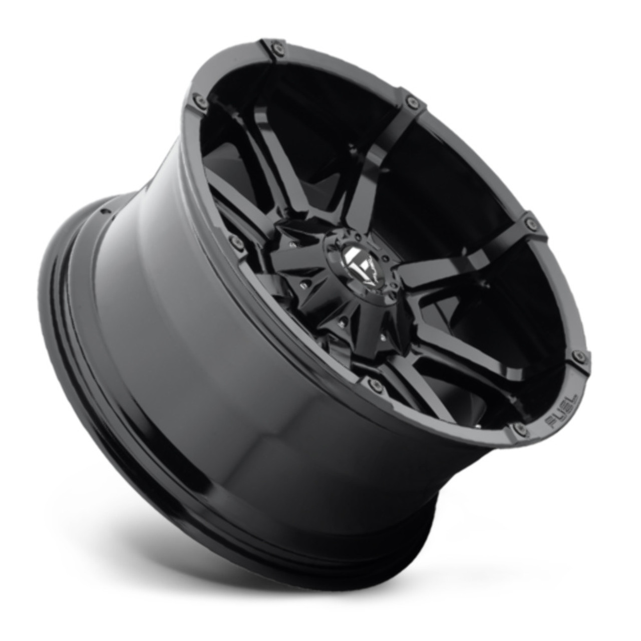 20" Fuel 1PC D575 Coupler 20x9 5x5.5 5x150 1mm Wheel Gloss Black Truck Rim