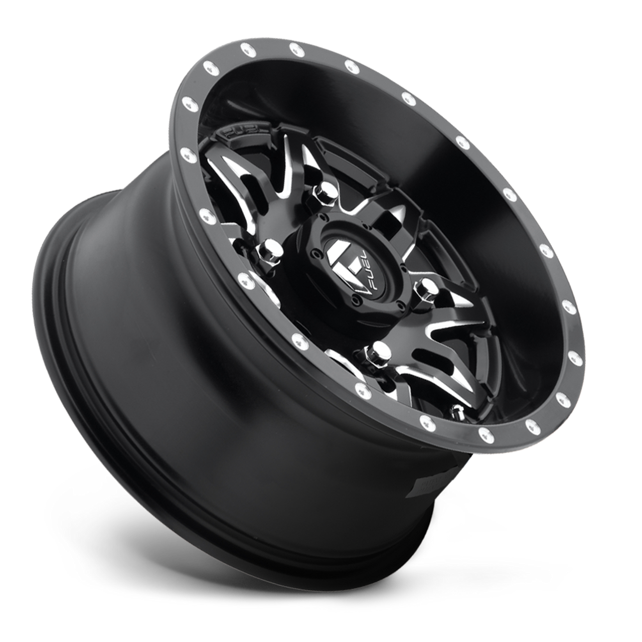 Fuel UTV D567 Lethal 15x7 4x156 Matte Black Milled Wheel 15" 13mm Rim