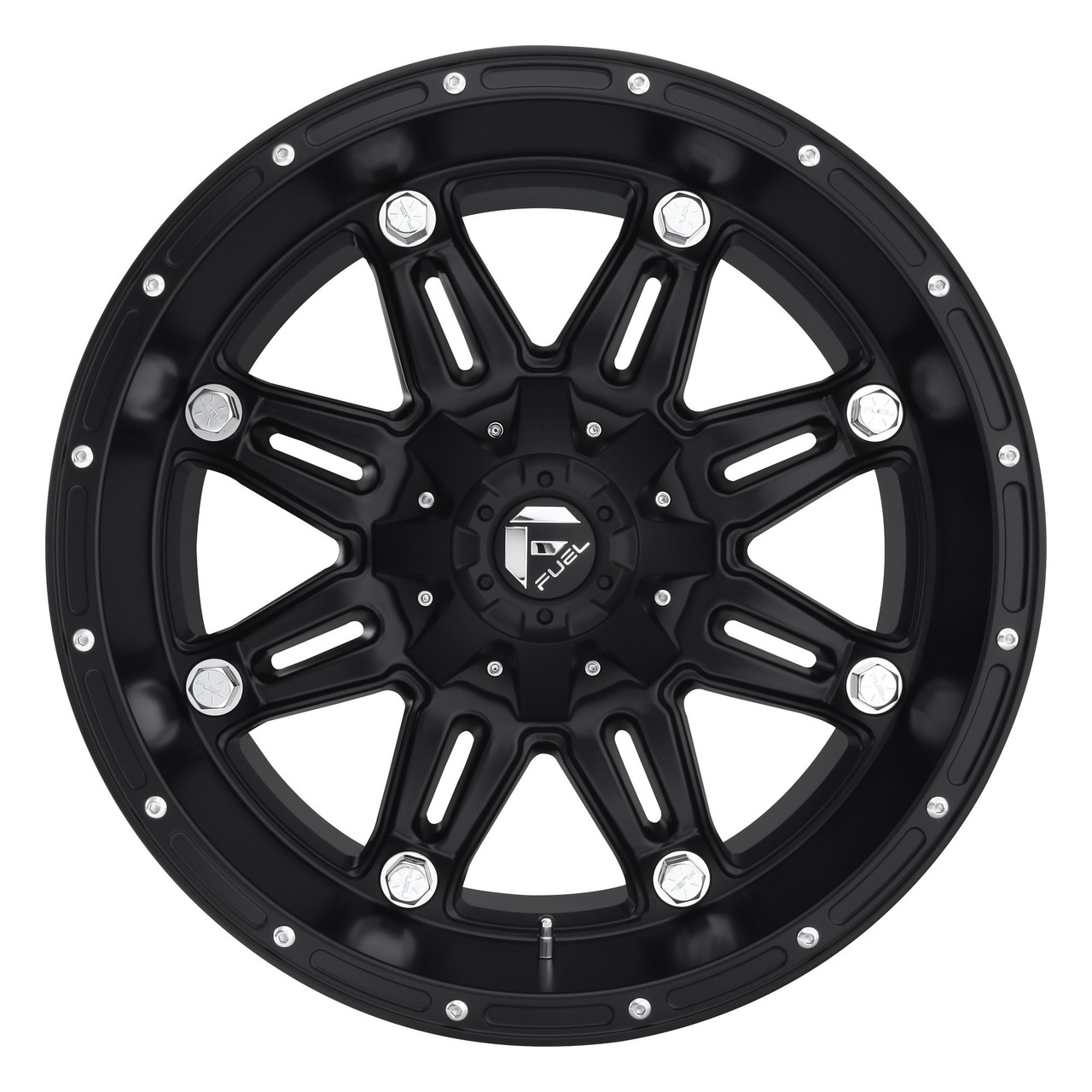 20" Fuel D531 Hostage 20x9 6x135 6x5.5 1mm Matte Black Wheel Truck SUV Rim