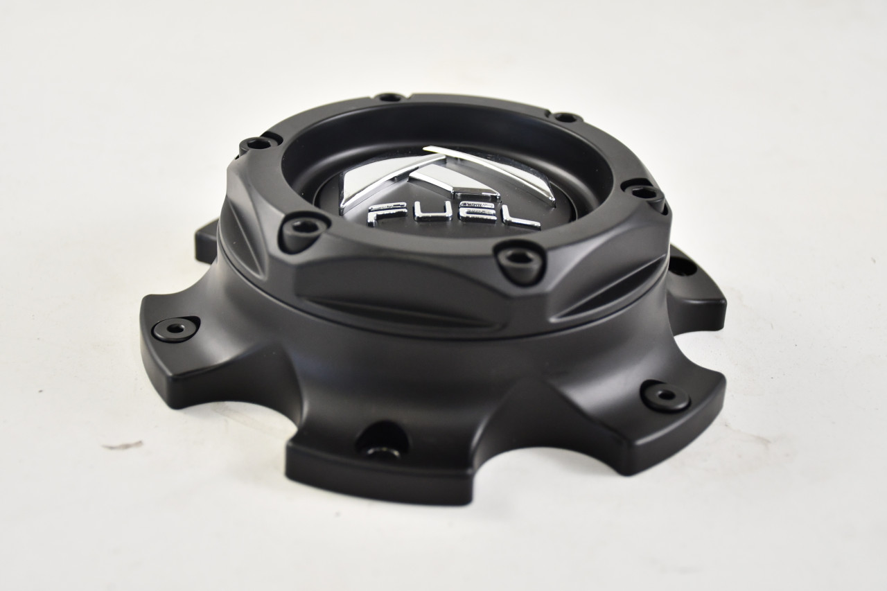Fuel Matte Black/Chrome Center Cap Hub Cap 1004-37MB 5.50"