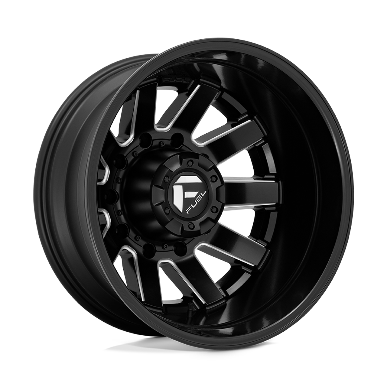 Fuel 1PC D538 Maverick 20x8.25 8x210 Matte Black Milled Wheel 20" -221mm Rim