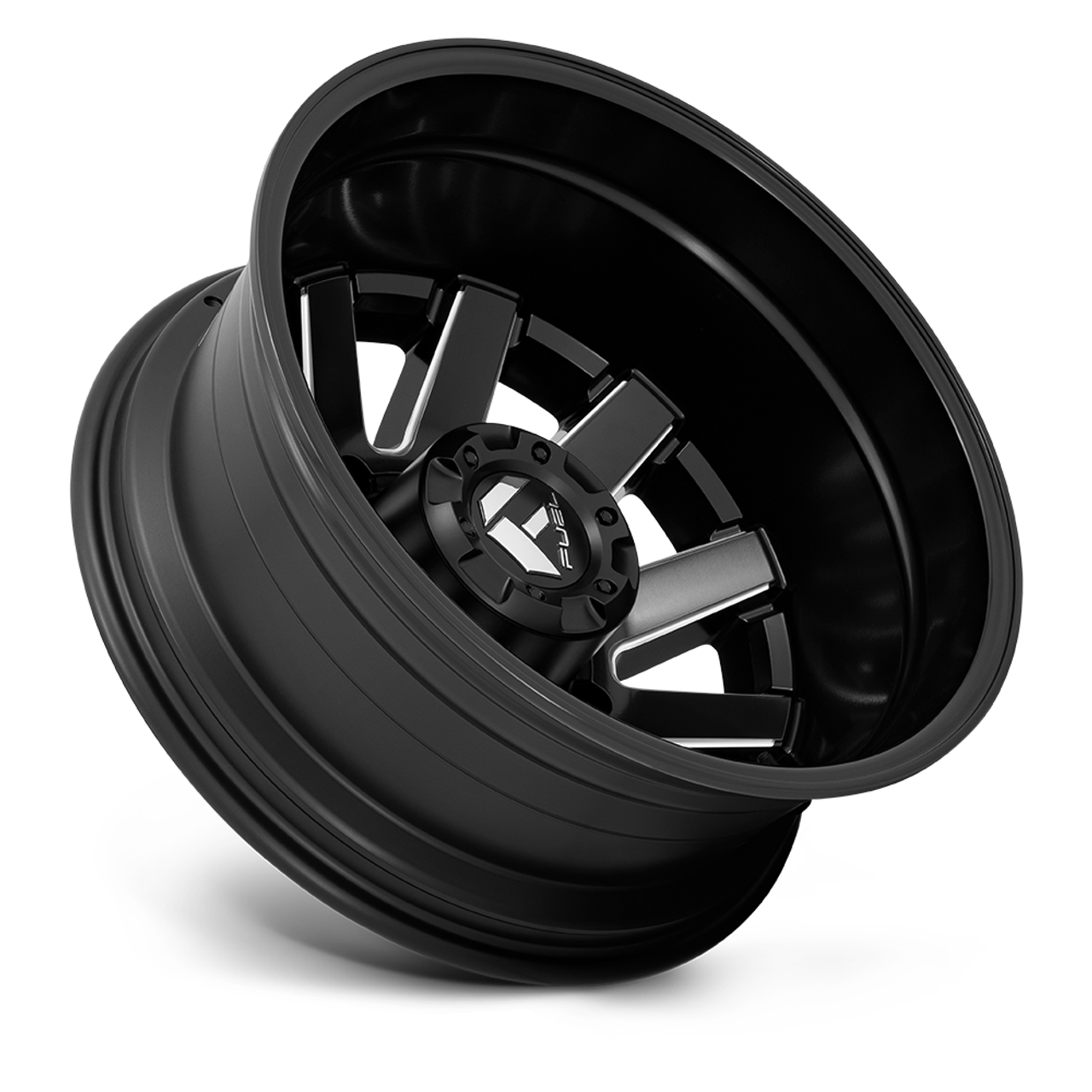 Fuel 1PC D538 Maverick 20x8.25 8x210 Matte Black Milled Wheel 20" -221mm Rim