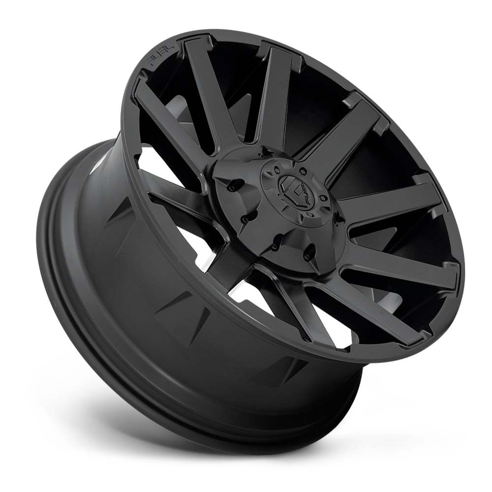 20" Fuel D437 Contra 20x9 8x170 20mm Satin Black Wheel For Ford F250 F350 Truck Offroad Rim