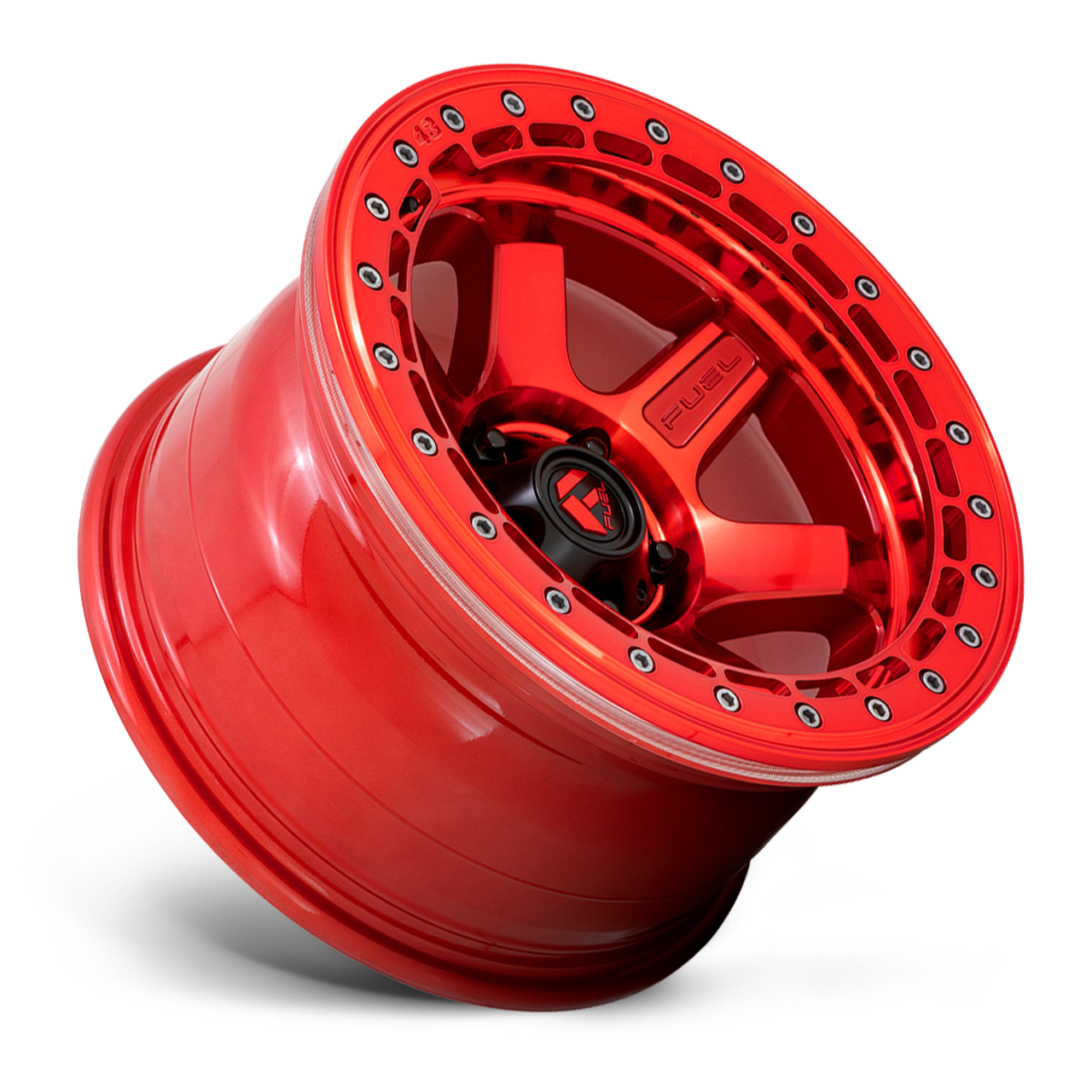 Fuel  D123 Block Beadlock 17x8.5 6x5.5 Candy Red Candy Red Ring Wheel 17" 0mm