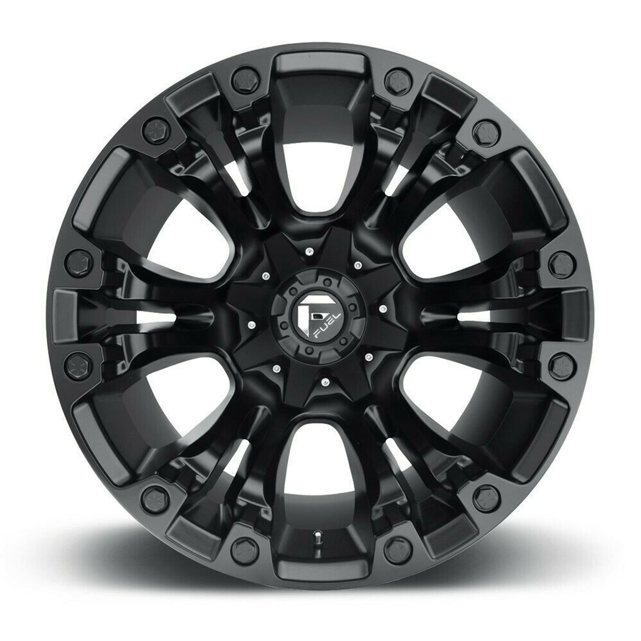 17" Fuel 1PC D560 Vapor 17x10 6x135 6x5.5 Matte Black Wheel -18mm Lifted Rim