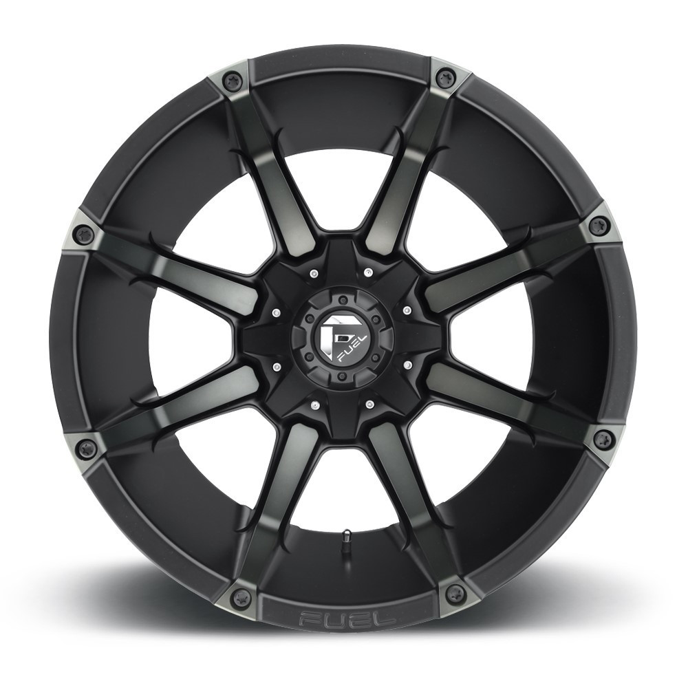 20" Fuel D556 Coupler 20x9 6x135 6x5.5 20mm Matte Black Double Dark Tint Wheel