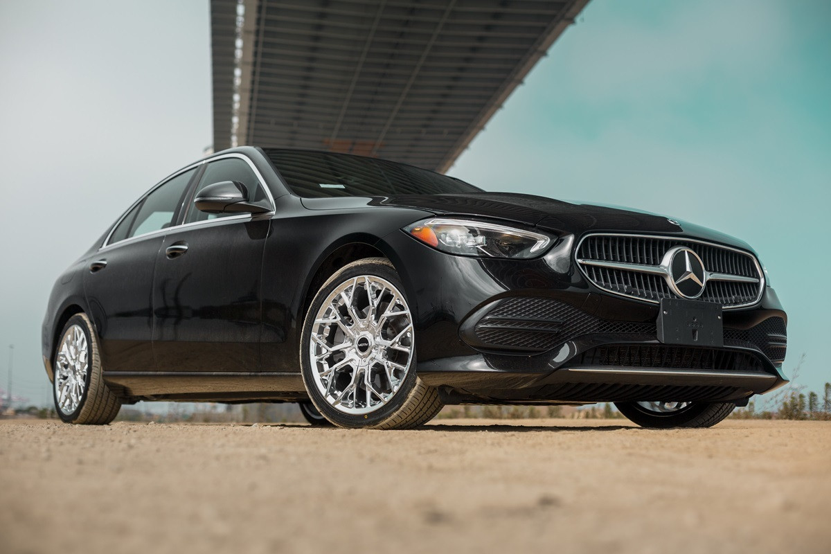 Set 4 17" Motiv 441C Zenith Chrome 17x7.5 Wheels 5x108 5x4.5 Rims 40mm